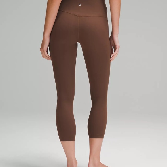NWT- lululemon Align™ High-Rise Crop 23" JAVA size 14 - Picture 2 of 5